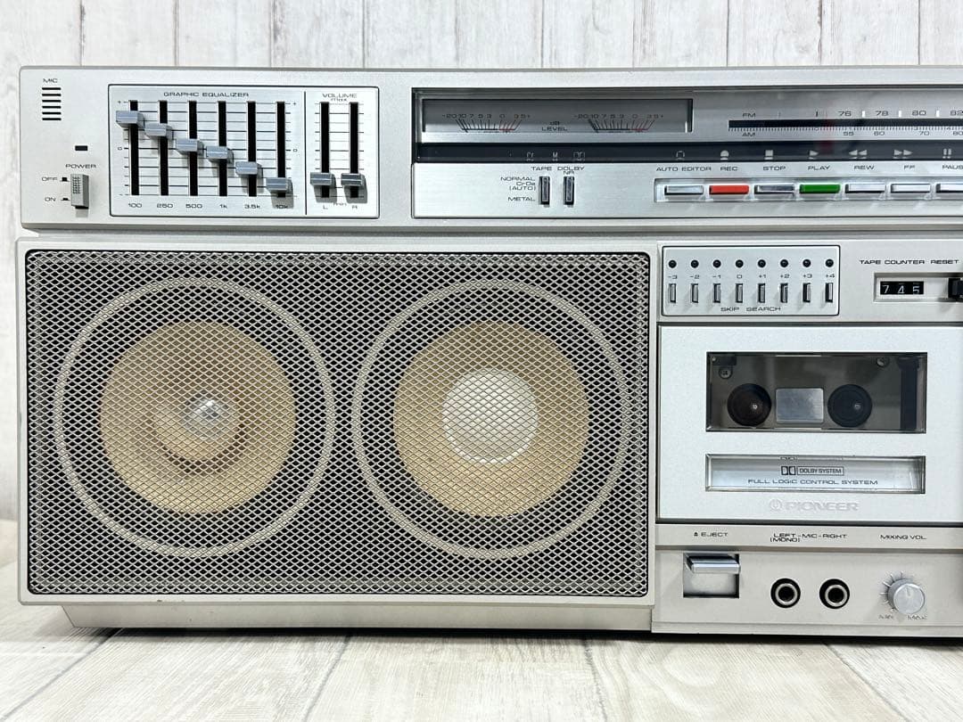 動作品| PIONEER パイオニア ラジカセSK-900 希少レトロ ラジオ - メルカリ