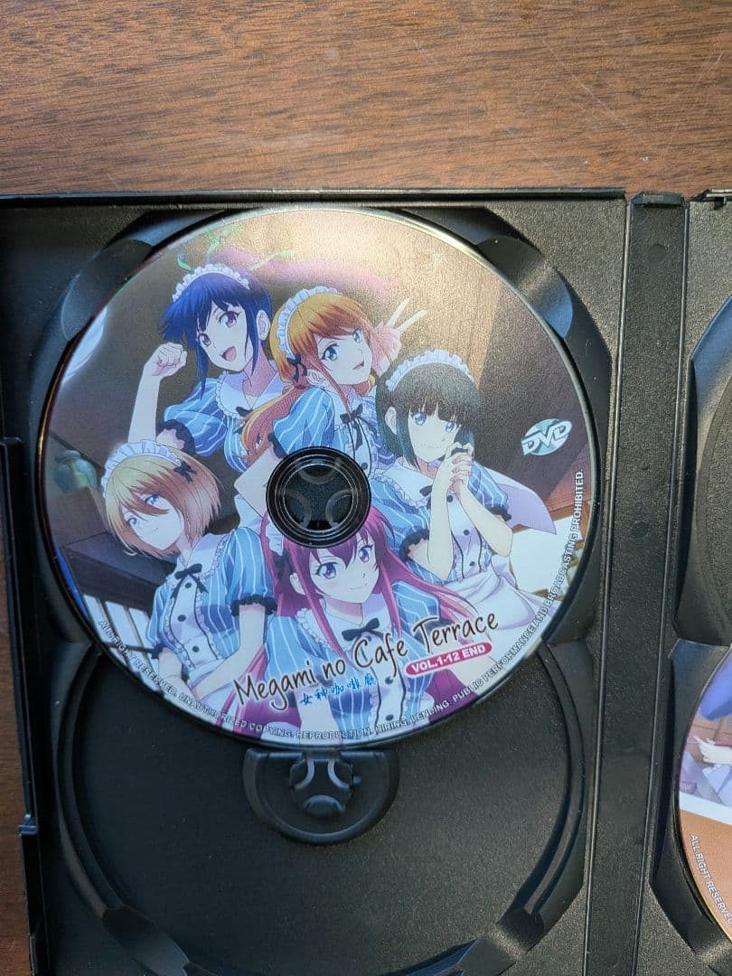 女神のカフェテラス海外製DVD （第1期、第2期全24話収録）瀬尾公治作品