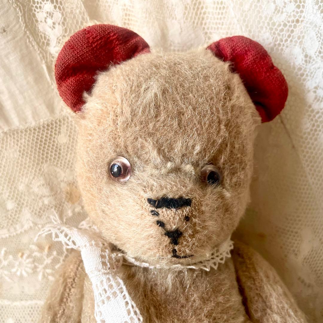 JPMベア2体セット26cm&30cmテディベア ぬいぐるみフランスアンティーク