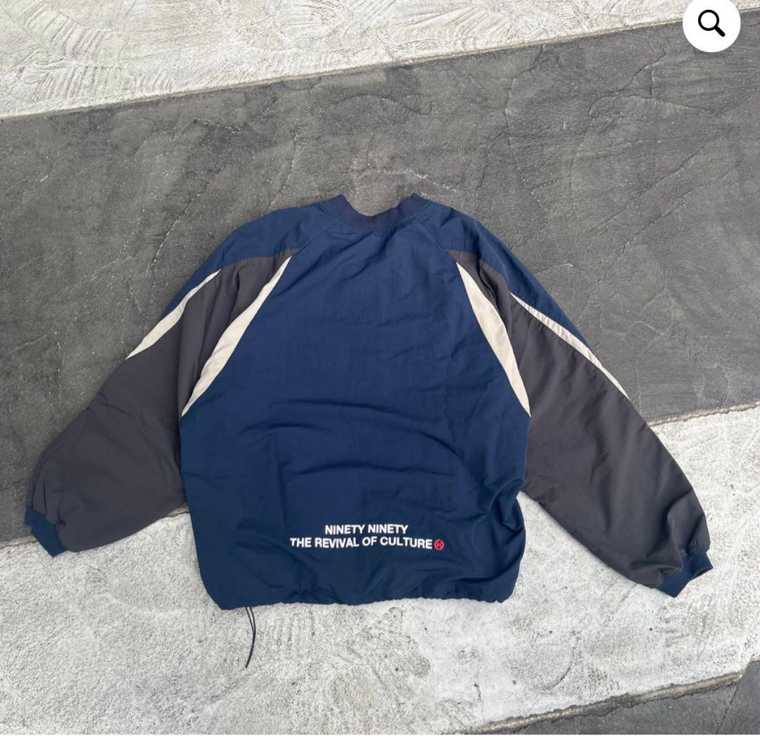 新作！即完売‼️9090 ナイロン プルオーバー ネイビー XL - メルカリ