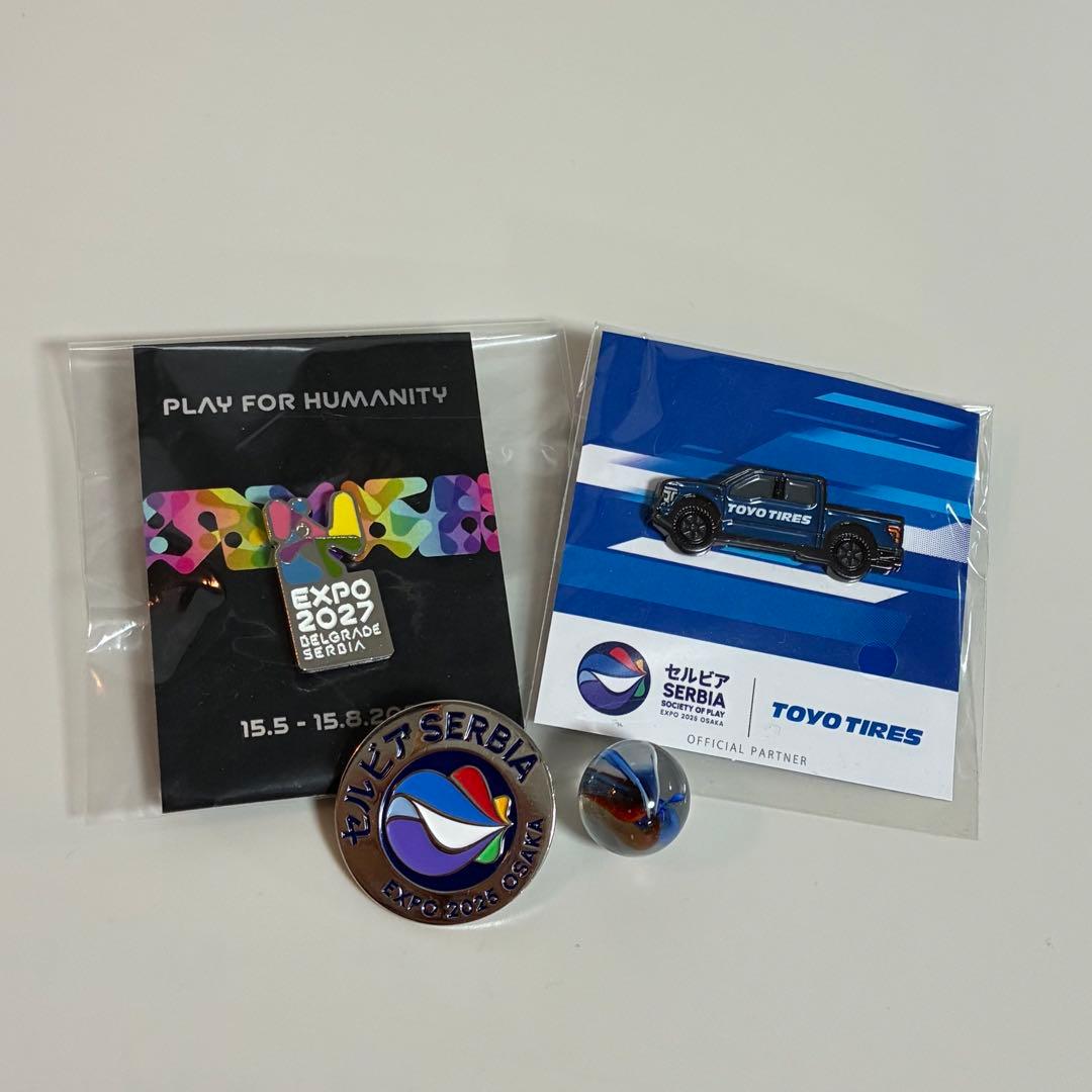 超激レア】EXPO2025 セルビア 大阪万博 ピンバッジ 非売品 - メルカリ