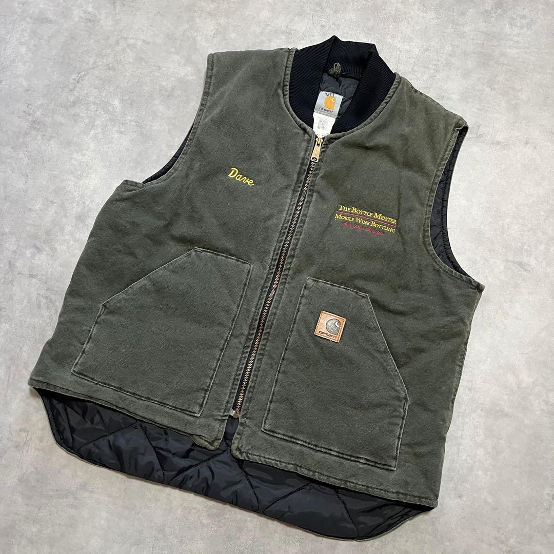 カーハート carhartt ダックベスト V02MOS XL腰ゴム USA製 - メルカリ