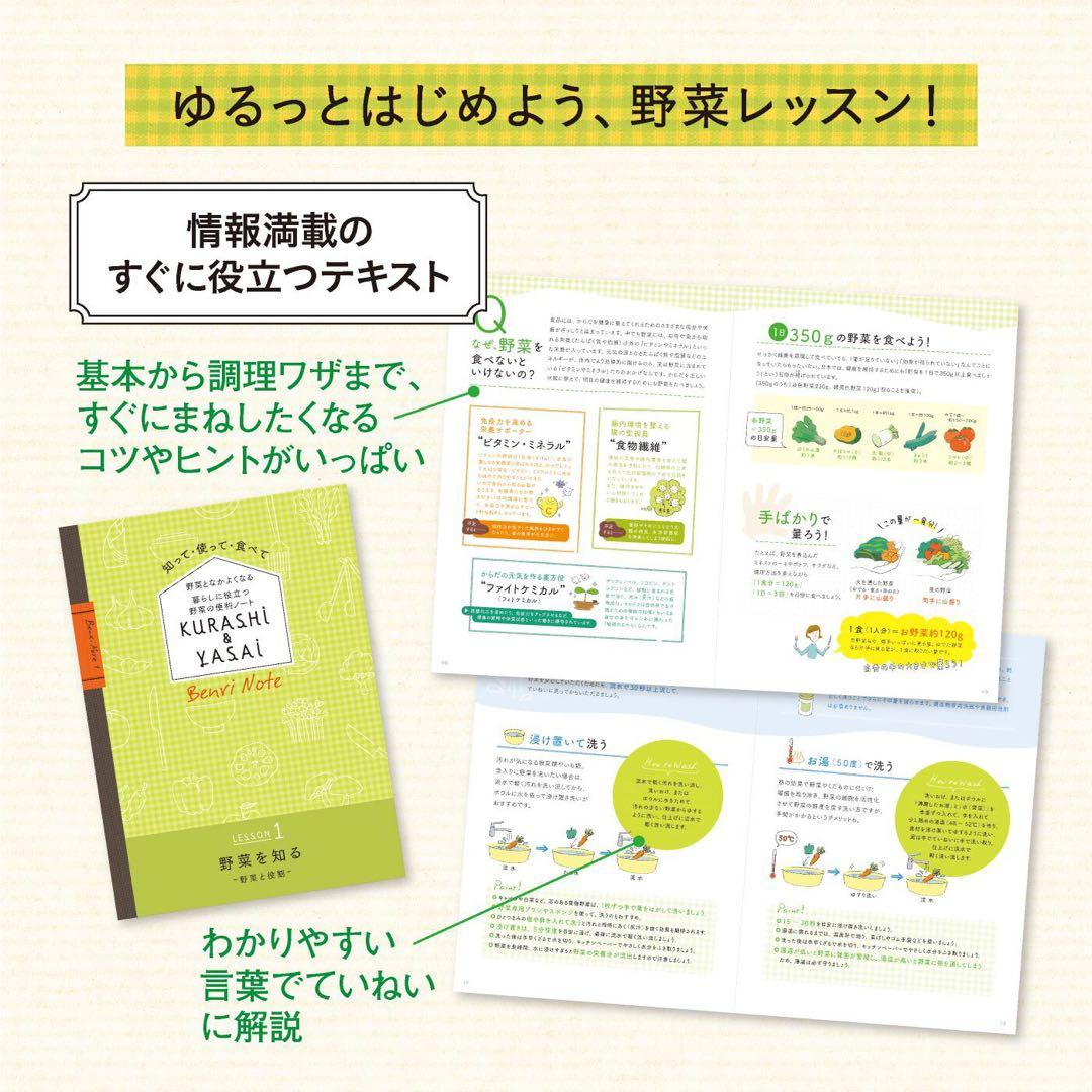 あ*ゆ様 フェリシモ 野菜の便利ノートプログラム 10回分 - メルカリ