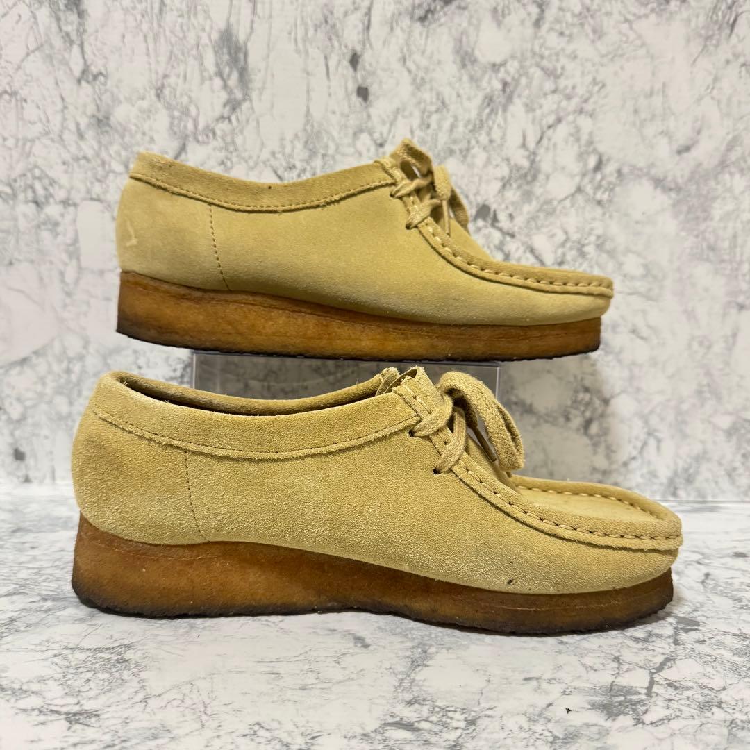 【美品】クラークス ワラビー メープル 23.5cm