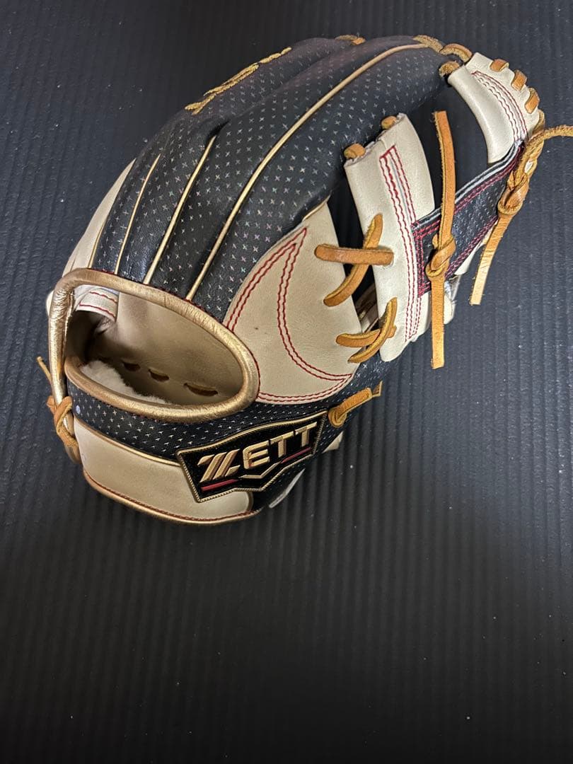 ZETT 軟式グローブ ネイビー/ベージュ ゼット 軟式グローブ（色：ネイビー系）｜グローブ｜野球｜スポーツ