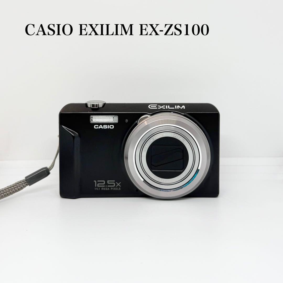 【完動美品】CASIO EXILIM EX-ZS100 デジタルカメラ Amazon | CASIO デジタルカメラ EXILIM 1410万画素 12.5倍 ブラック EX