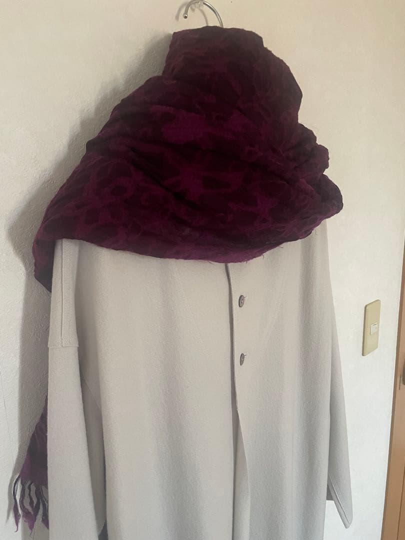 ヨーガンレール☆花フェルトスカーフ☆フワッと軽くて、サラッと快適な