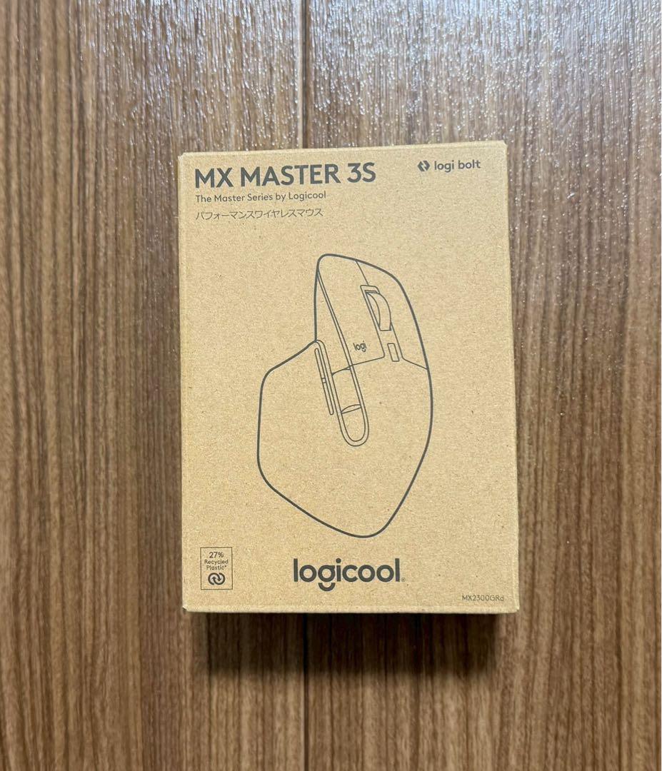 【新品未使用】Logicool MX MASTER 3S MX2300GRd Amazon.co.jp: ロジクール MX MASTER3s アドバンスド ワイヤレス