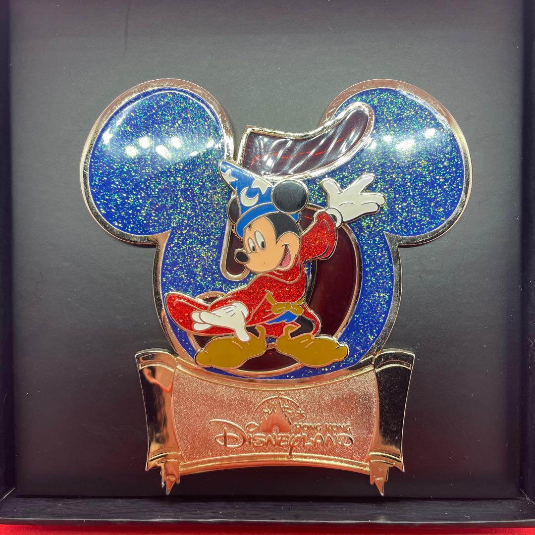 激レア【香港ディズニー】5周年 ビッグ ピンバッジ 【ピン