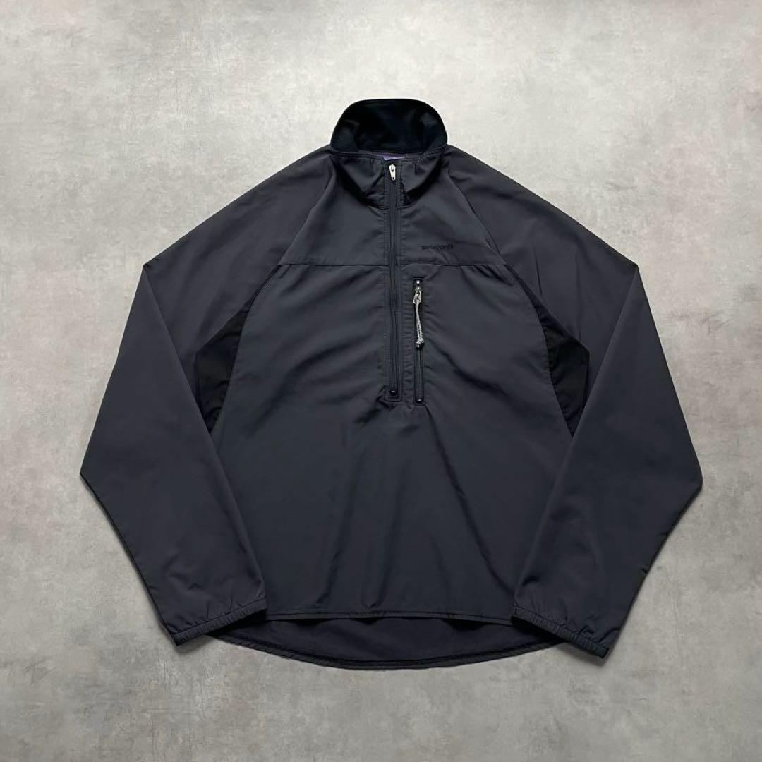 【希少】00s patagonia Integral Pullover 2002 2002 Patagonia Synchilla Marsupial Fleece Pullover, Viking Blue (XS)