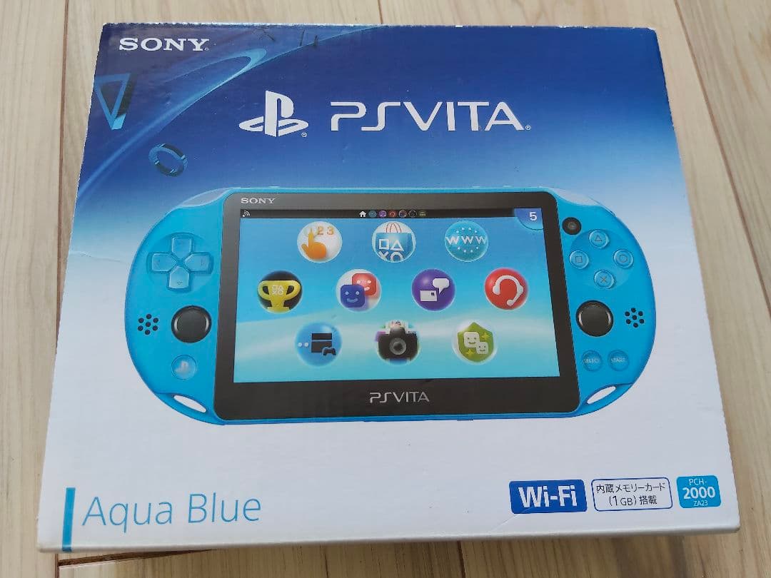 PS Vita PCH-2000 アクアブルー本体 初期化済み・動作確認済み - メルカリ