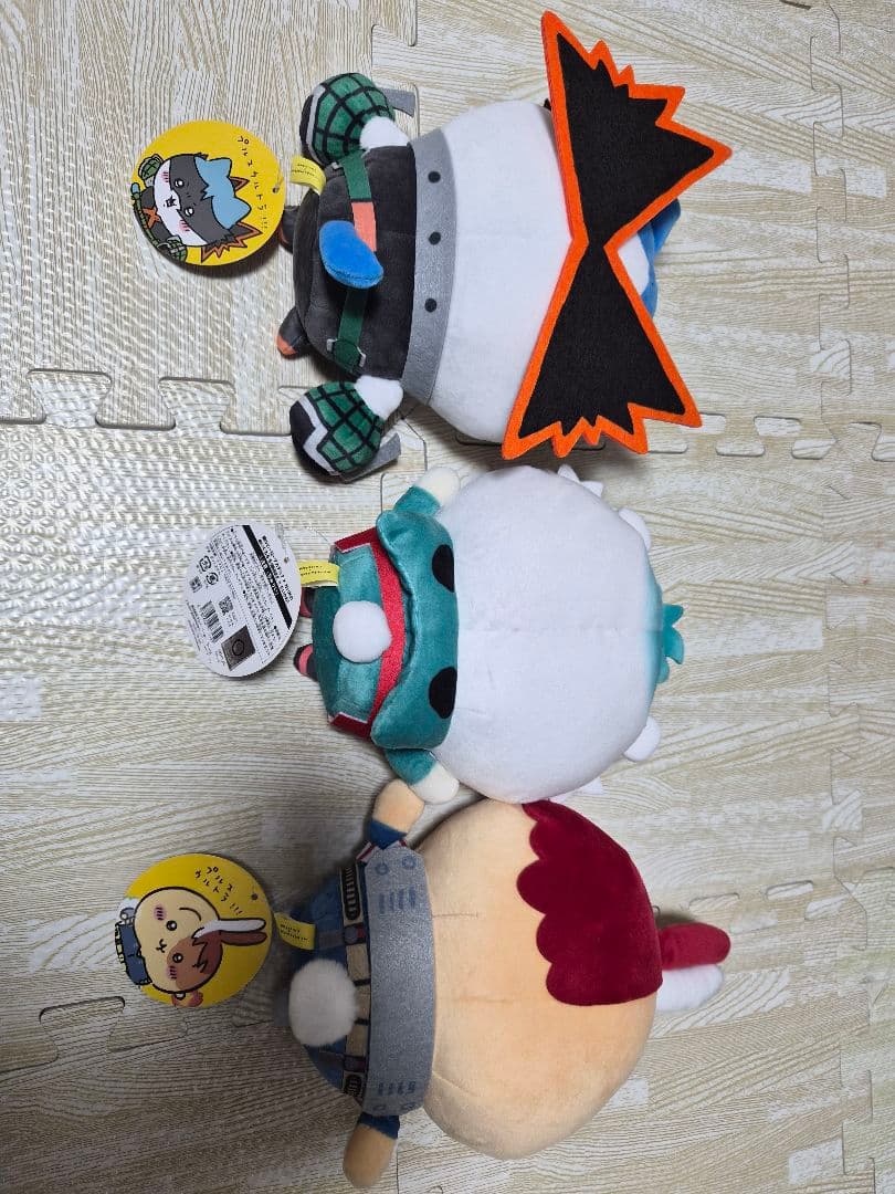 ちいかわ ヒロアカ ぬいぐるみS 3体セット - メルカリ