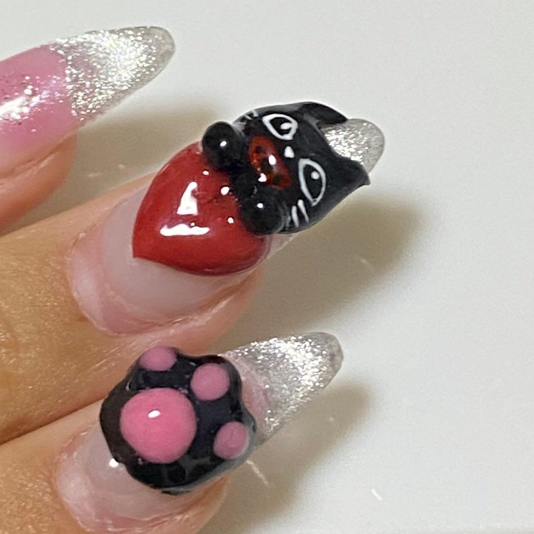 3dネイルパーツ キヨ猫 - メルカリ