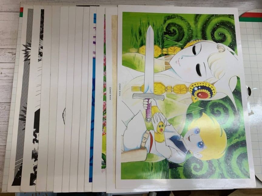 原画 日出処の天子 成田美名子内田善美 エイリアン通り 魔夜峰央 和田