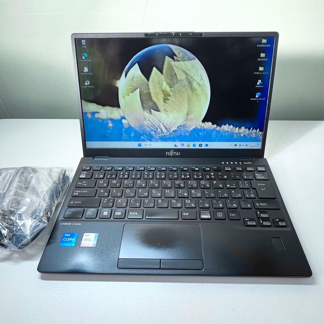 【美品】LIFEBOOK U9312/J 16GB i5 12世代 バッテリー良 LIFEBOOK U 即配 バッテリー良 2022年快速モデル 12世代Corei5 U9312/J