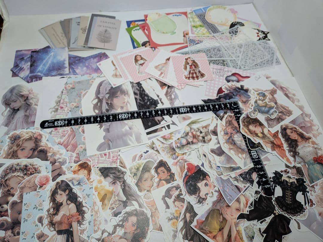 ⑤コラージュ シール 紙もの シーリング