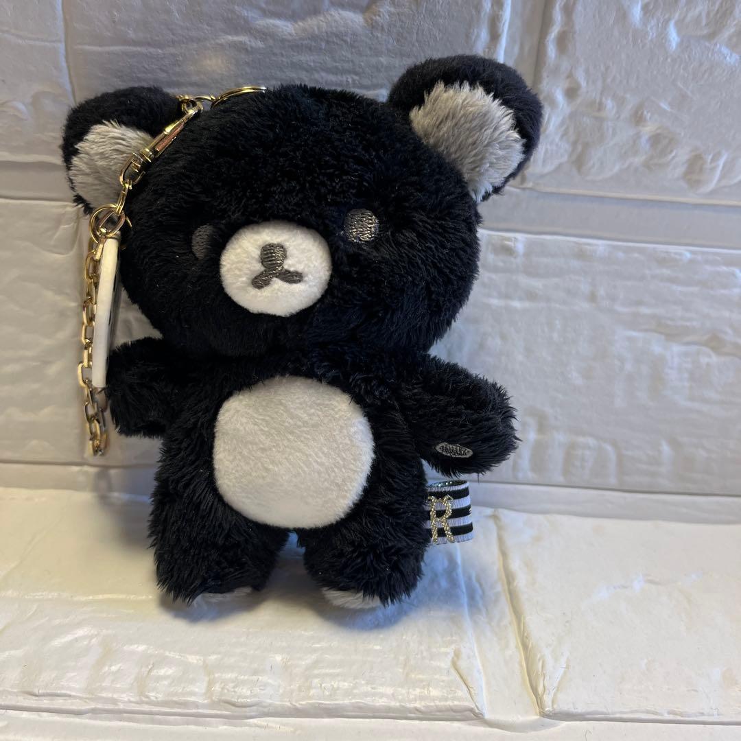 モノクロ リラックマ ブラック ぬいぐるみ キーホルダー 2016 レア