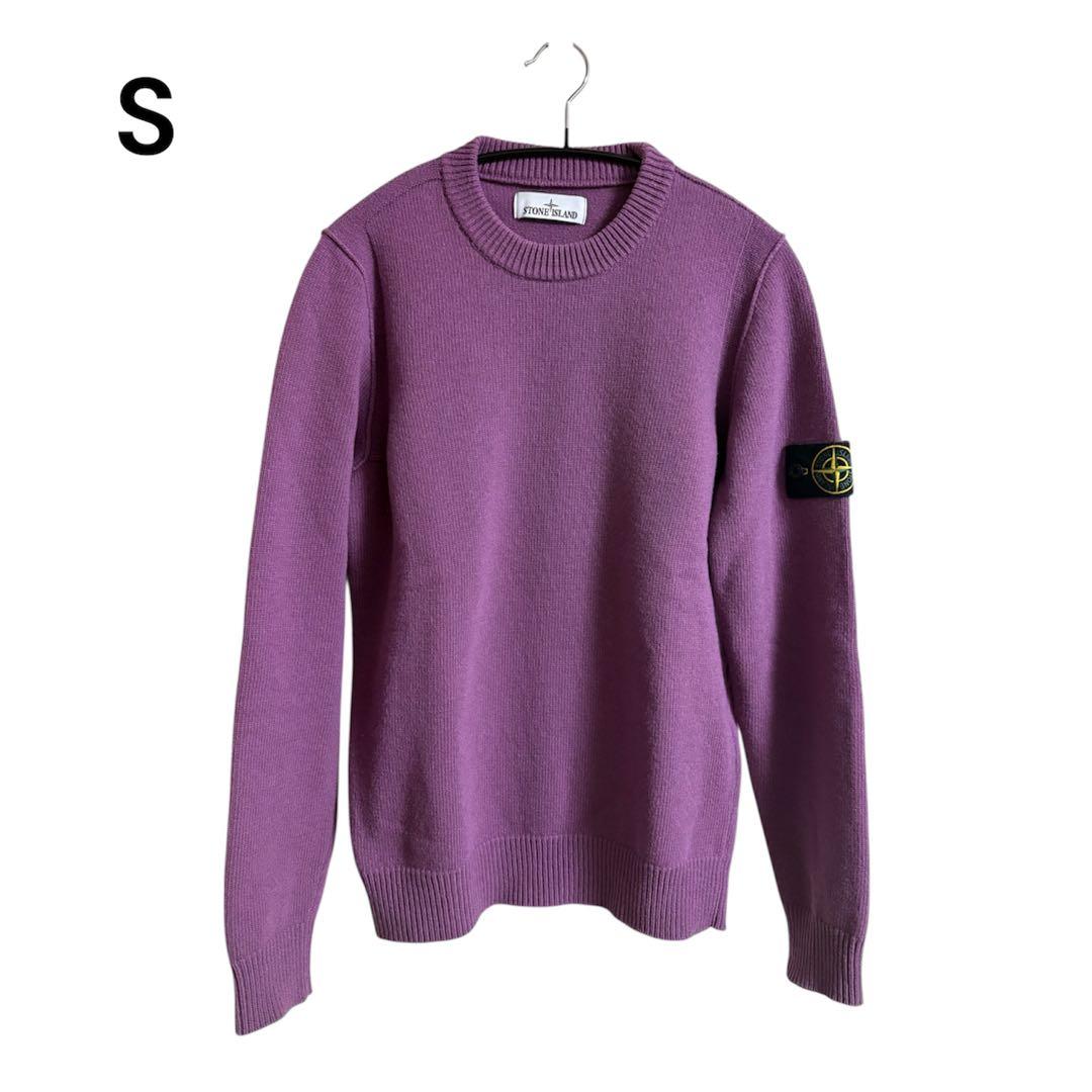 STONE  ストーンアイランド ニット Sサイズ 正規品 STONE ISLAND（ストーン アイランド） ニット セーター グレー メンズ
