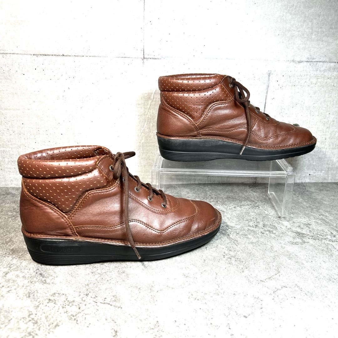 極美品【Strober】ストロバー/ハイカット✨レザー スニーカー