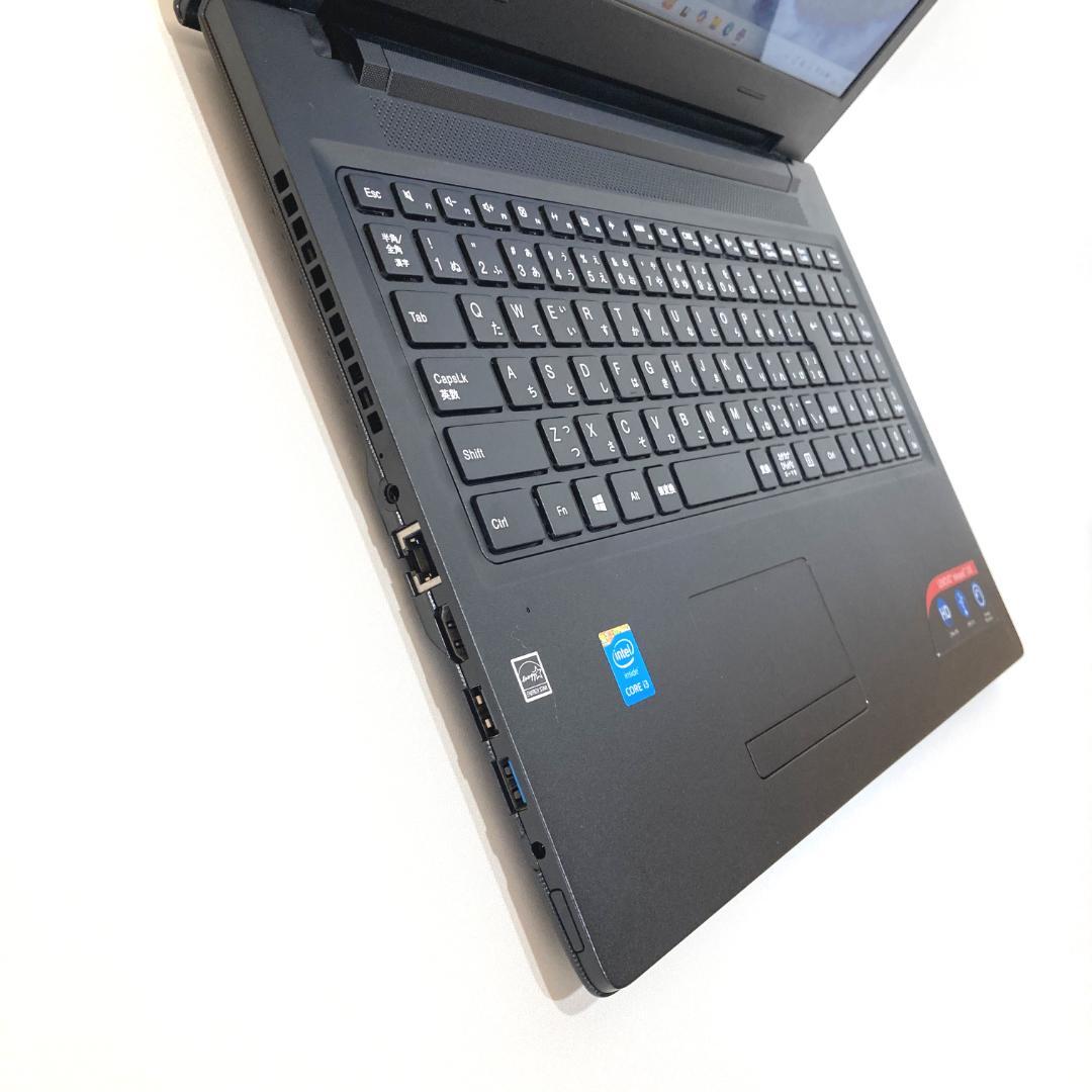 初心者✨快適i3・カメラ付き・DVD✨黒✨すぐ使えるノートパソコン◇D380-