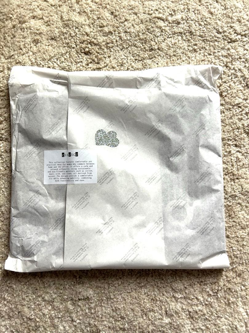 新品未使用 haag トートバッグ エコバッグ チェック （パープル