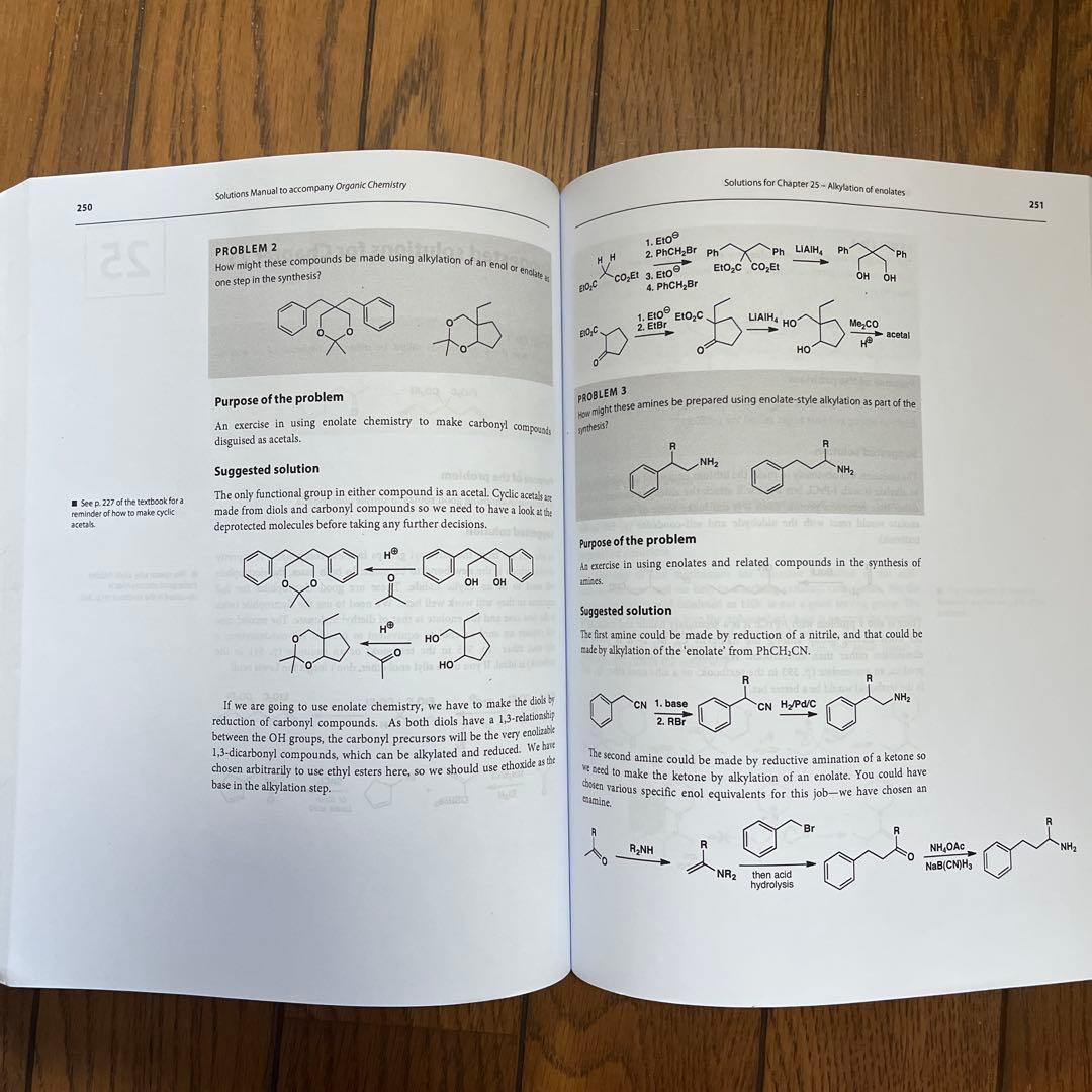 解答付き ウォーレン有機化学 English ver - メルカリ
