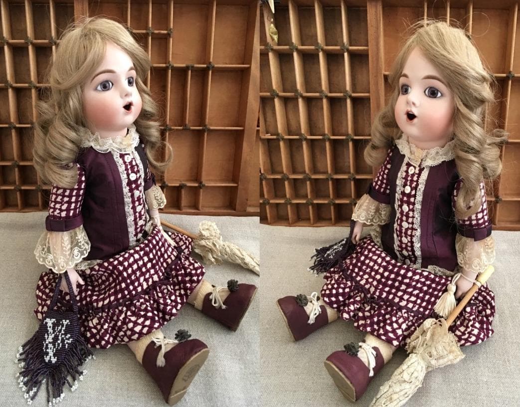 ビスクドール 8/25-45-Bru (リプロ) 作家様モノ 45cm