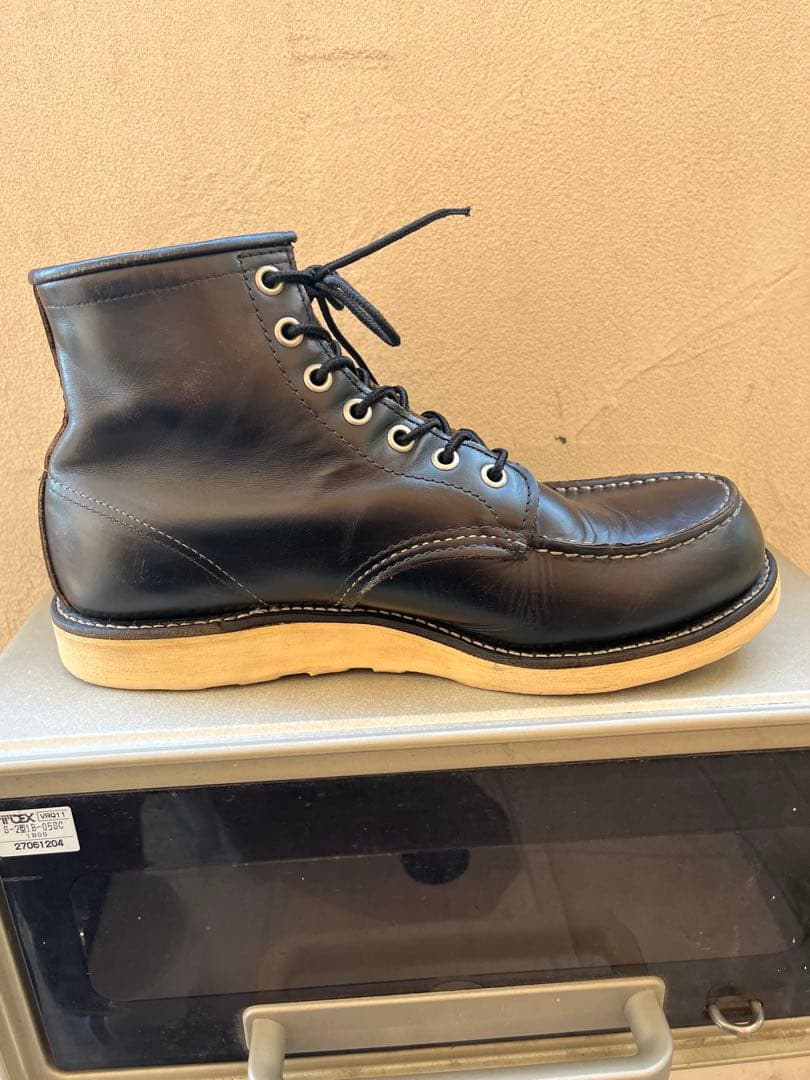 【茶芯/四角犬タグ】RED WING 8179 ブラック 8.5E 26.5cm