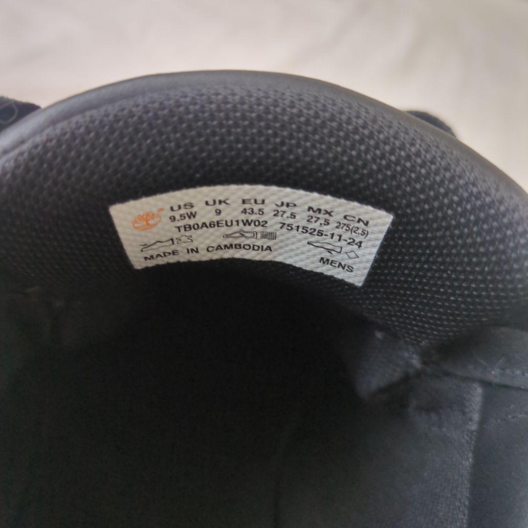 【未使用級】ティンバーランド モックトゥ オックス WP 27.5cm 黒