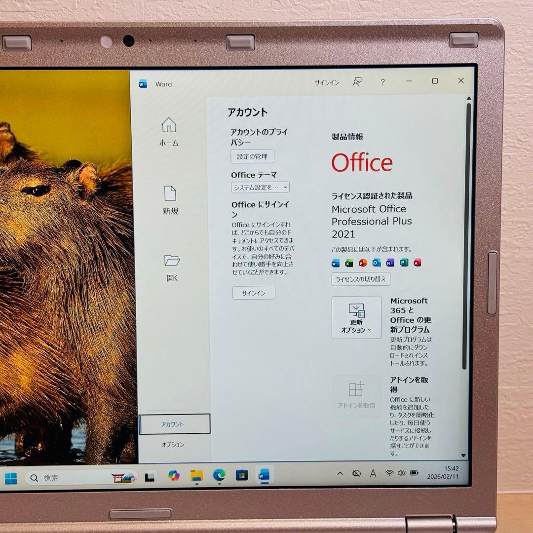 レッツノート PC Windows11 SSD DVD オフィス付き P-145 - メルカリ