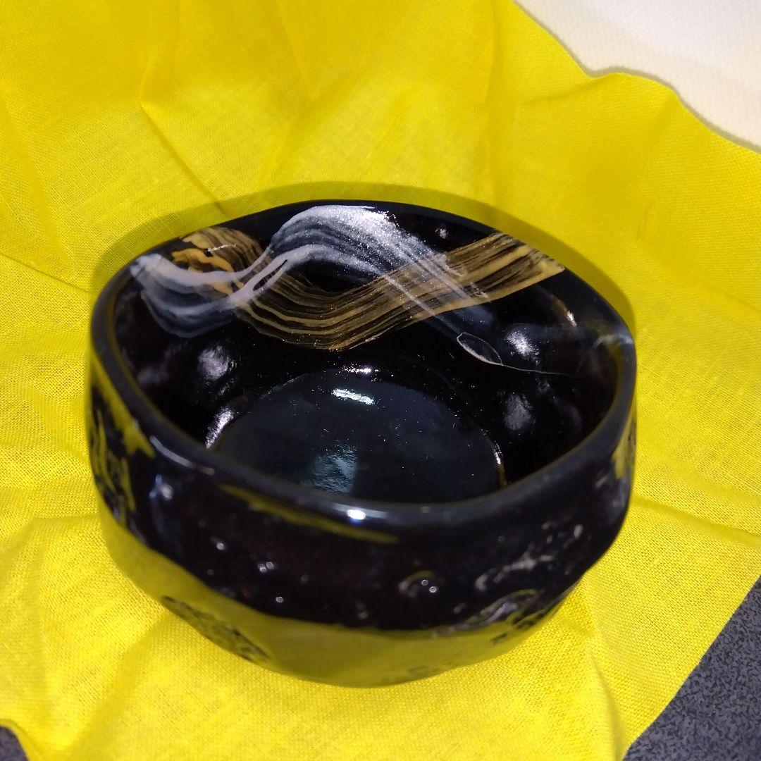 ◆那智黒石(なちぐろいし)ぐい吞み２点 新品未使用[オマケ付]