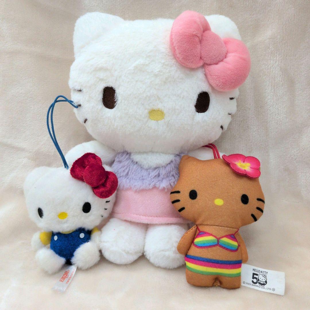 平成レトロ 日焼けキティ ハグハグハローキティ ふわふわぬいぐるみ