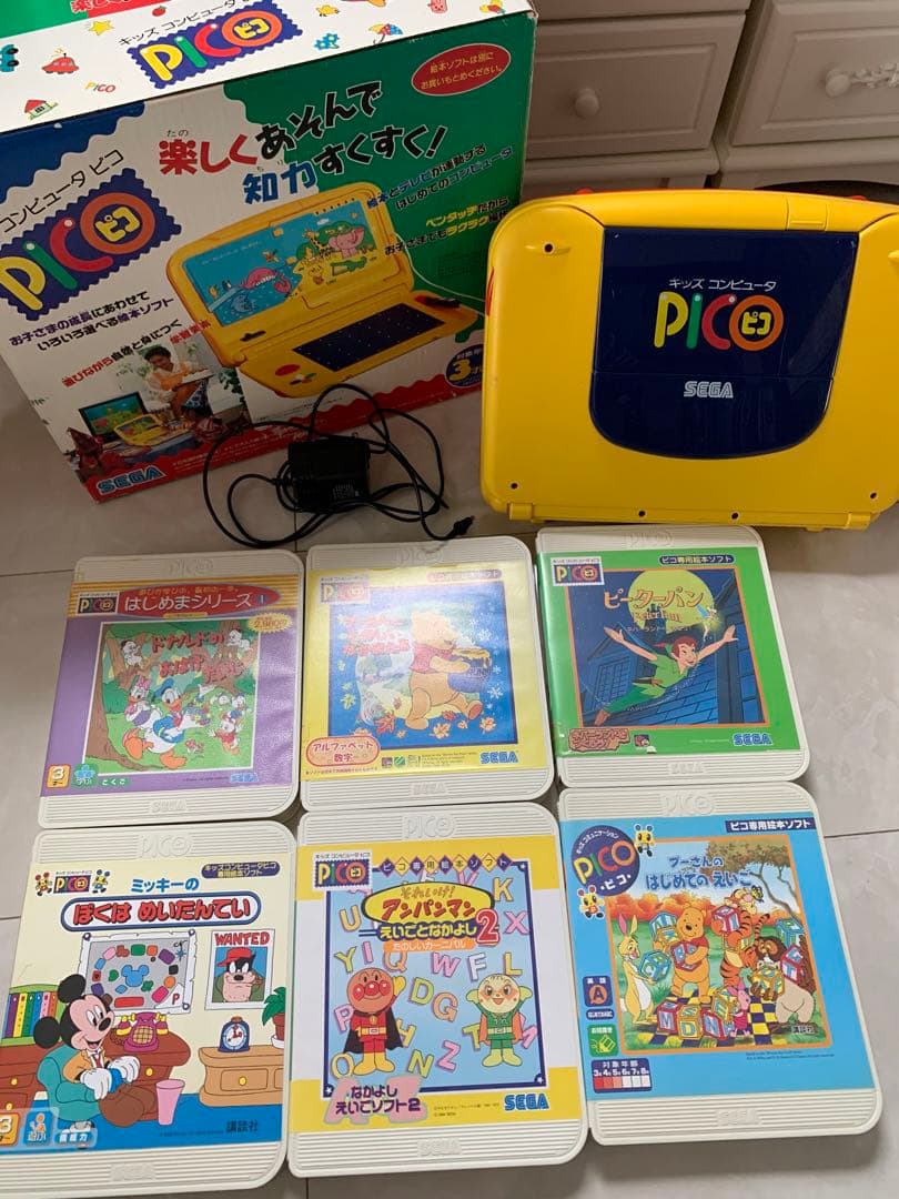 ⊰SEGA⊱☘️匿名発送☘️送料無料☘️PICO ピコ 本体 ソフト6 セット