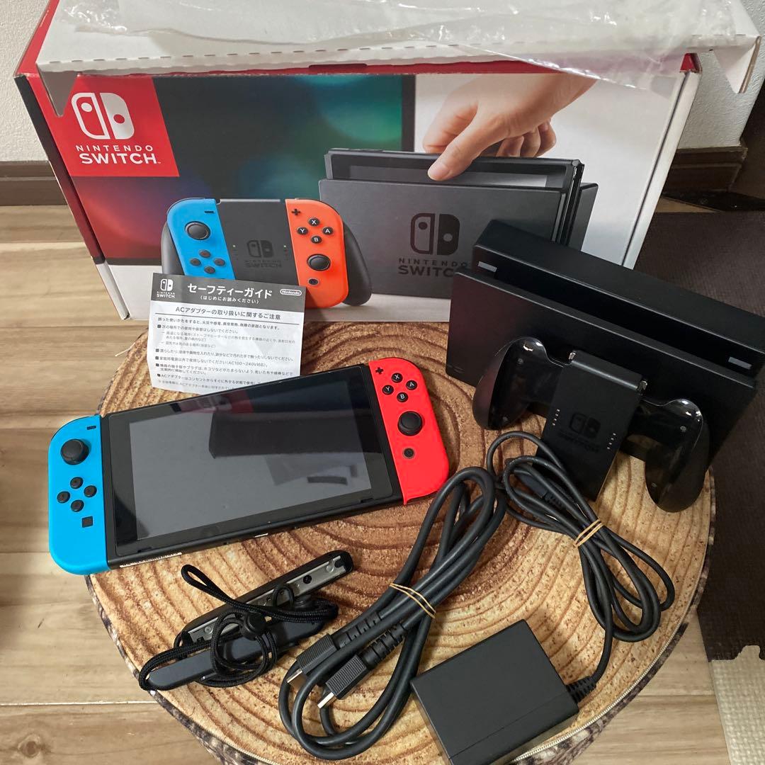 Nintendo Switch ニンテンドースイッチ本体　ネオン ④ Nintendo Switch ネオンブルー・ネオンレッド 任天堂 ゲーム機 本体