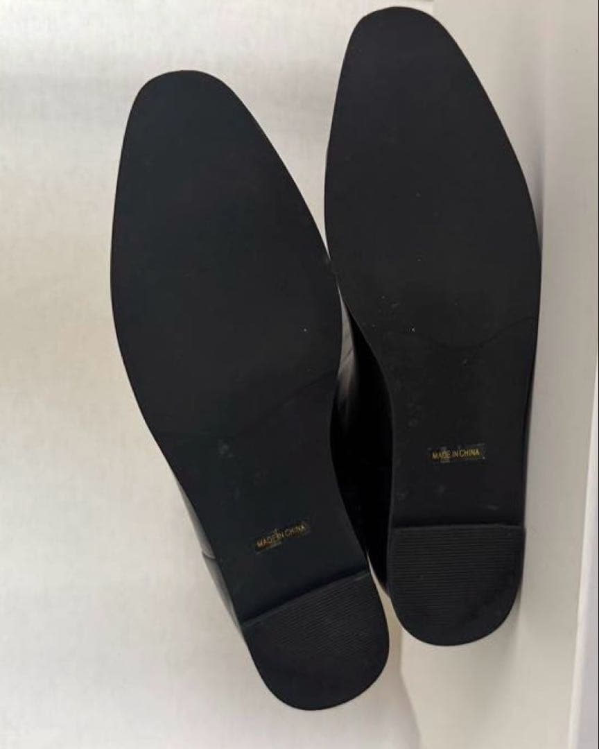 <LE TALON> 2cmワイドシャフトロングブーツ ブラック 24.5cm