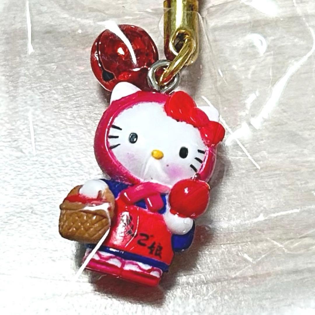 匿名配送】 2001年ご当地キティ 根付け みちのくキティ物語 青森りんご