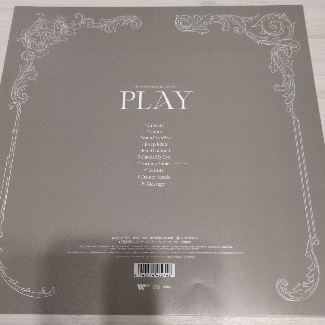 MISAMO JAPAN 1st ALBUM『PLAY』ミナ シリアルのみ無し - メルカリ