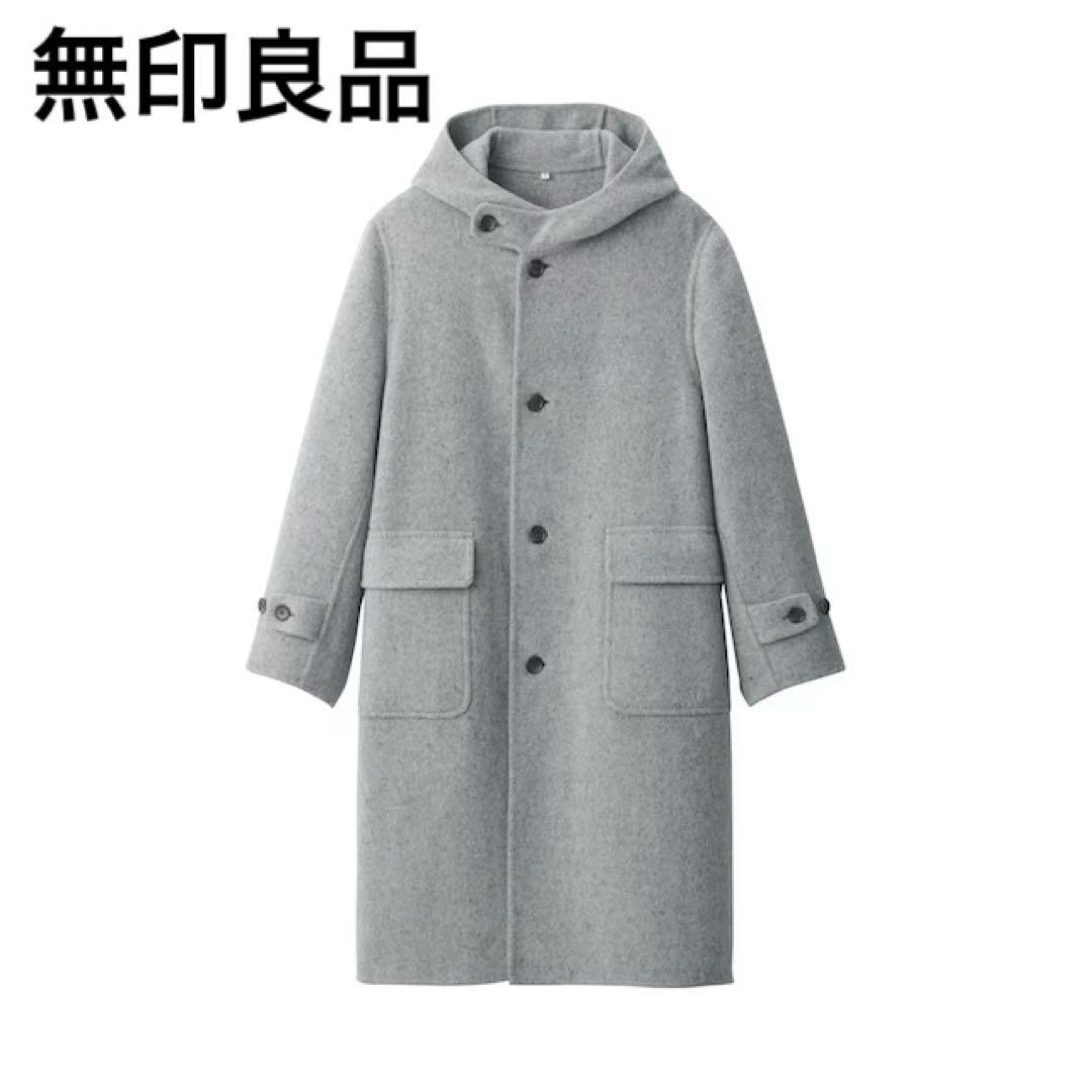 新品未使用✨MUJI Labo無印良品 カシミヤ混 メンズダッフルコート 軽量 紳士 カシミヤ混ダッフルコート | 無印良品