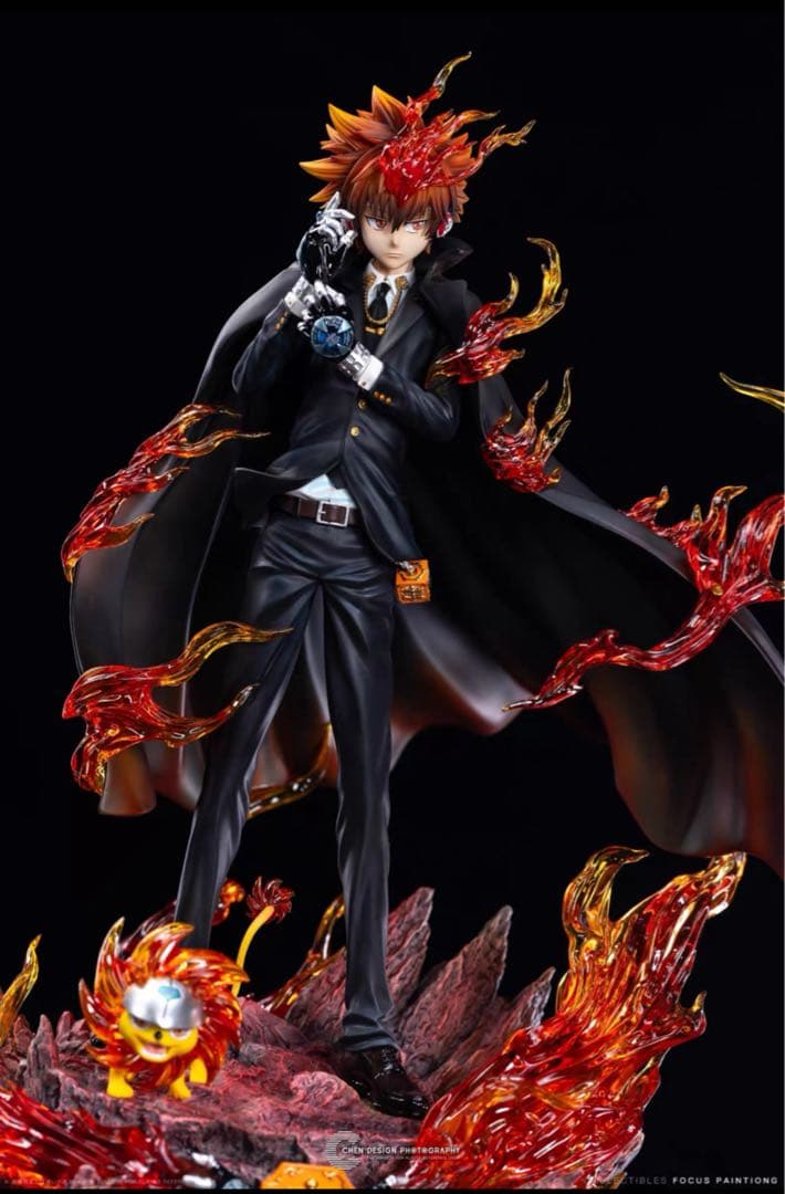 家庭教師ヒットマンREBORN! 沢田 綱吉 ガレージキット フィギュア 完成