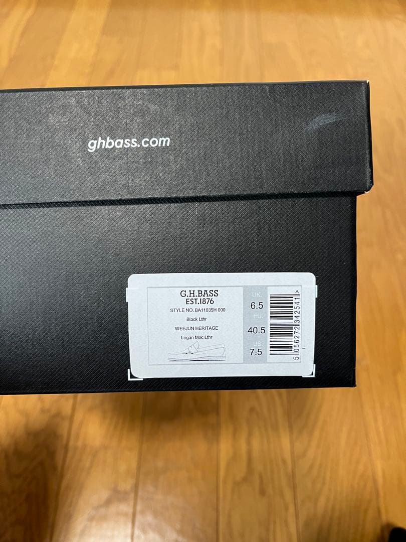 靴 G.H.BASS LOGAN 11035H LEATHER SOLE US9.5