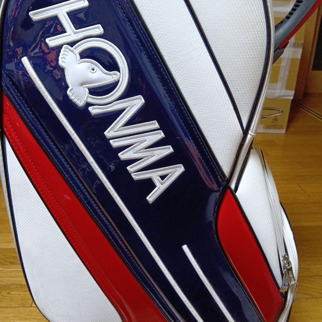 HONMA ゴルフバッグ9型5分割カバーネームプレート付画像追加の通販はau