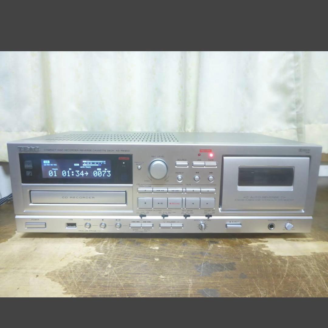 【美品】TEAC AD-RW900 CDカセットレコーダー AD-RW900 | 製品トップ | TEAC - プレミアムオーディオ