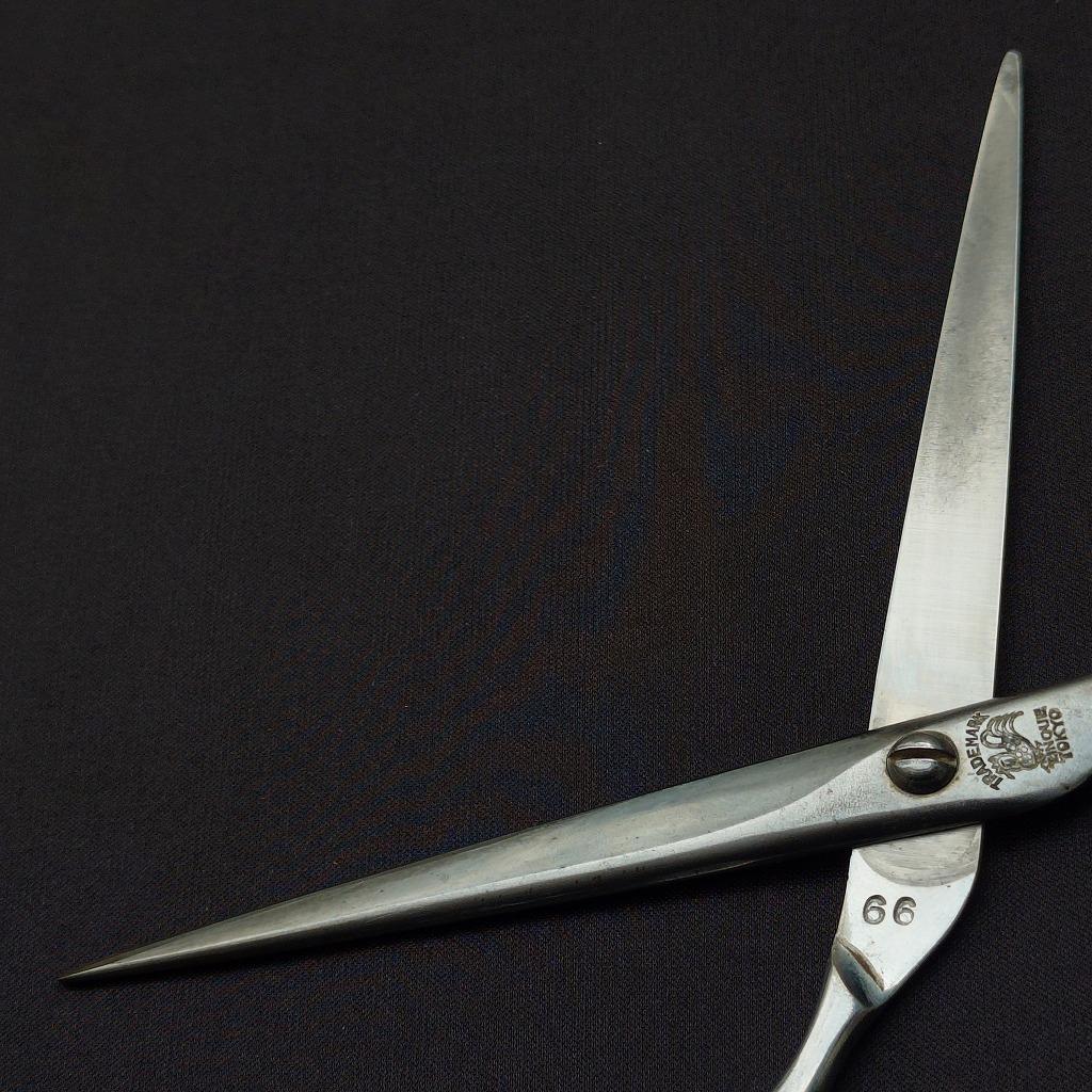 散髪鋏 シザー ニワトリ T.INOUE 全長約190㎜ 散髪バサミ《0344》