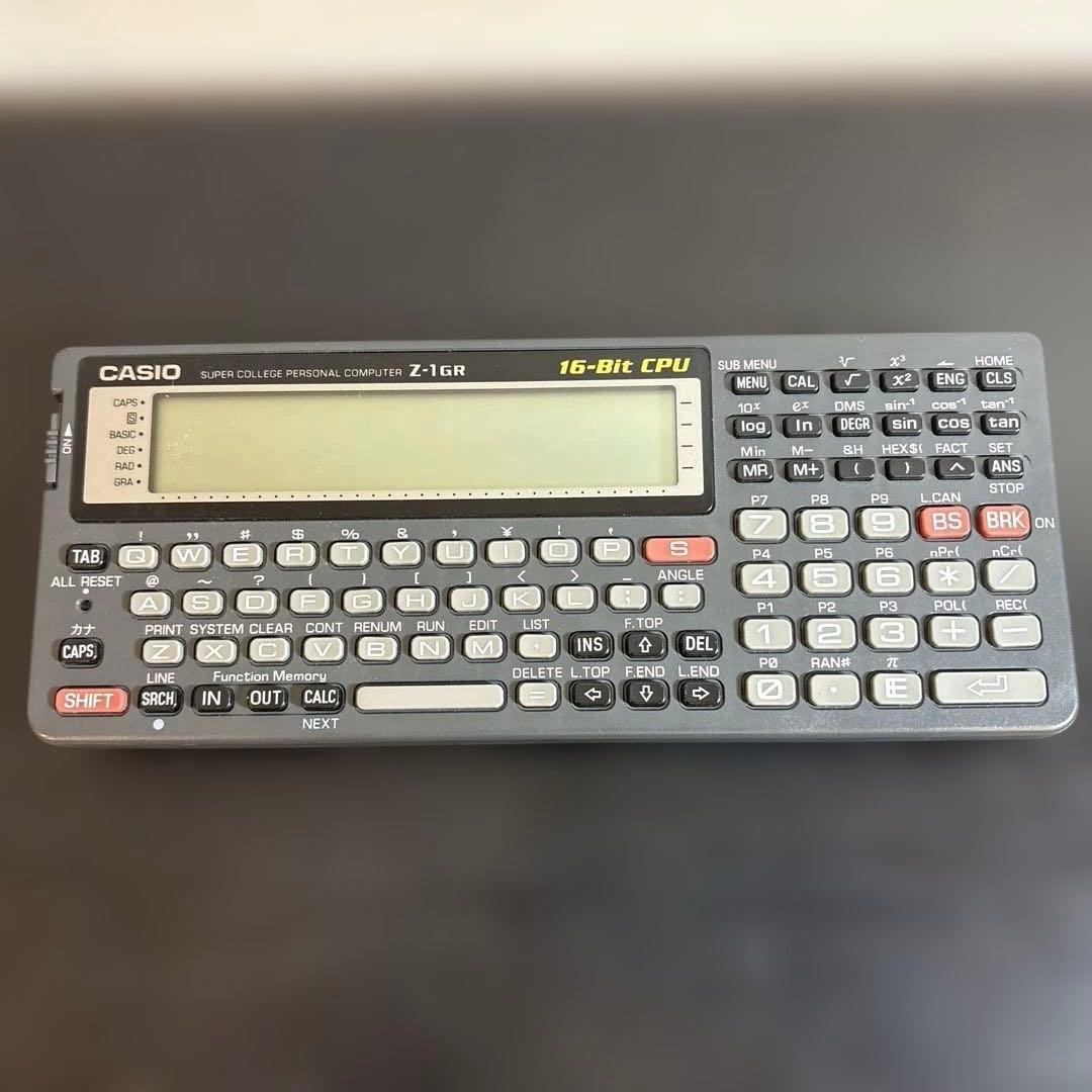 CASIO Z-1GR 16ビットCPU ポータブルコンピュータ CASIOのZ-1を手に入れた | ブログはじめてしまいました