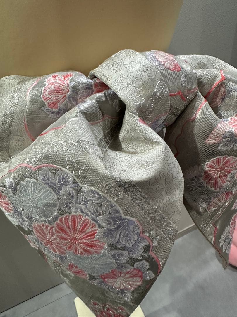 3日間特別価格！早い者勝ち☆ 二部式　作り帯　文庫結び　高級プラチナ箔