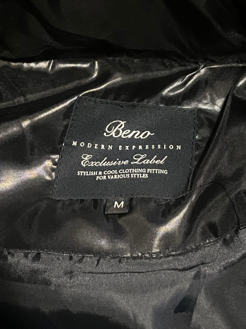 Beno ダウン 平成 Y2K v系 ダブルジップ ファー スダッズ お兄系