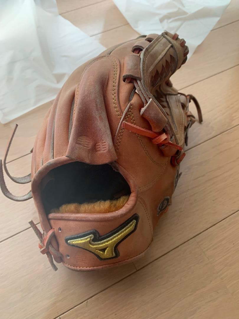Mizuno Pro 硬式グローブ ブラウン　オレンジ imgrc0148814043.jpg