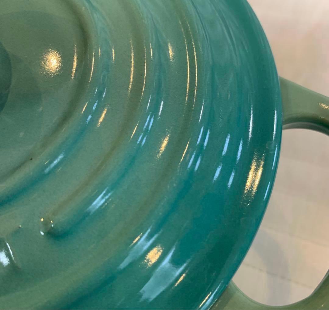 ル・クルーゼ ココットロンド 14cm クールミント 離乳食 小鍋 インテリア