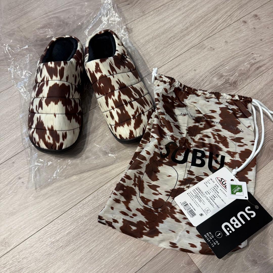 SUBU カウブラウン 24-25.5 未使用 サンダル アウトドア ダウン - メルカリ