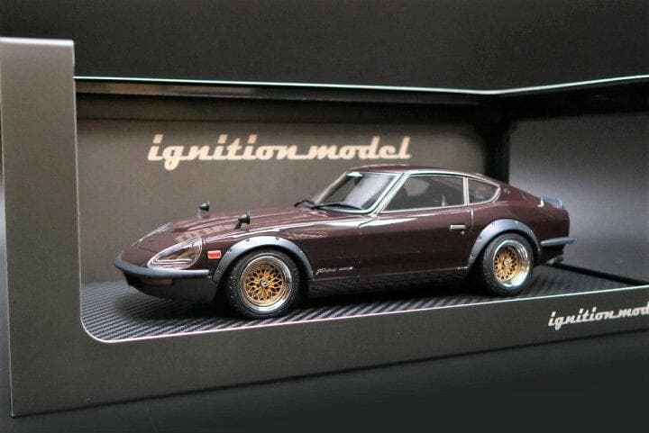 IG2455 イグニッションモデル 1/18 日産 フェアレディ 240ZG IG2455 Nissan Fairlady 240ZG (HS30) Maroon – ignition model